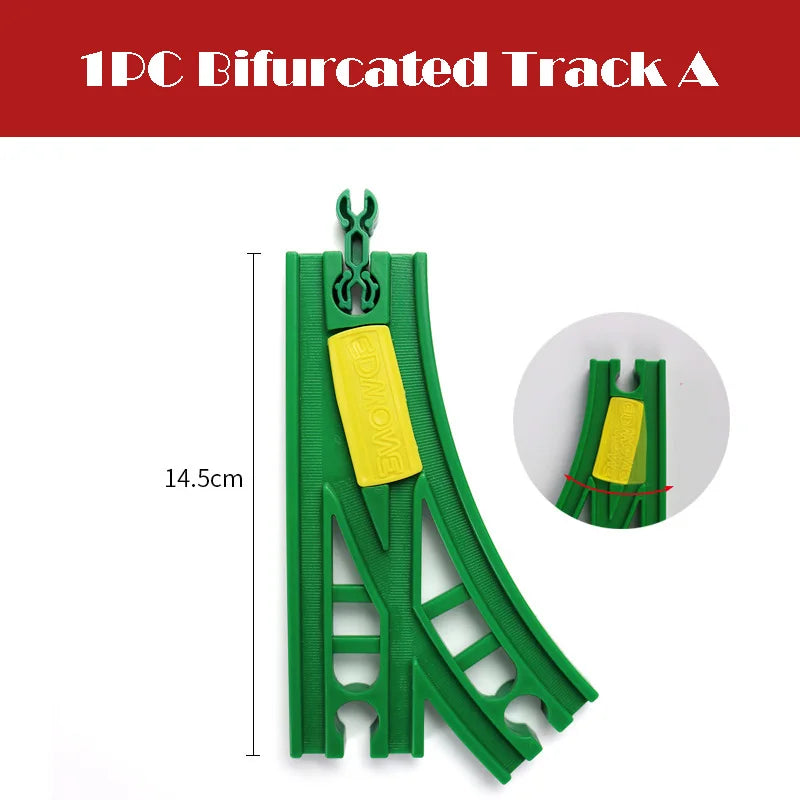 New All Kinds Wooden Track Parts Beech Wooden Railway Train Track Toy Accessories Fit Biro All Brands Wood Tracks Toys for Kids