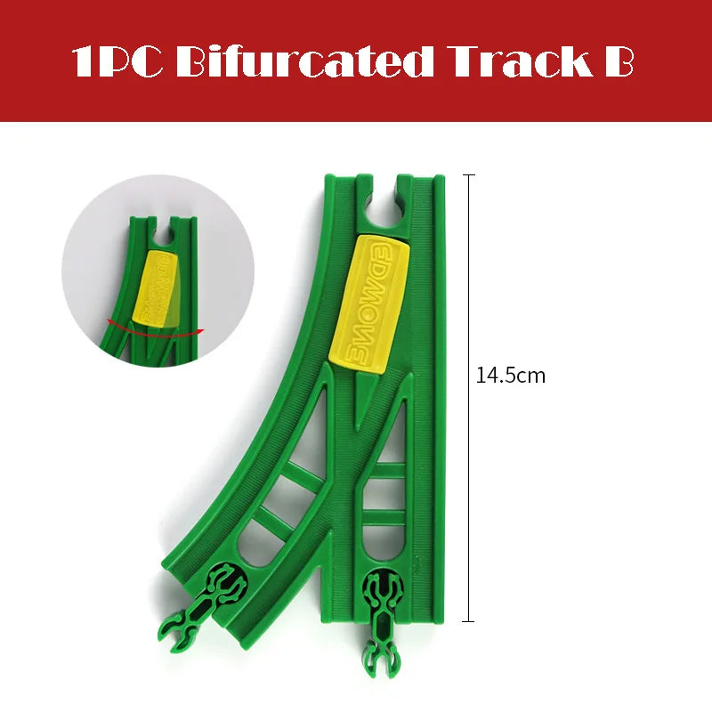 New All Kinds Wooden Track Parts Beech Wooden Railway Train Track Toy Accessories Fit Biro All Brands Wood Tracks Toys for Kids