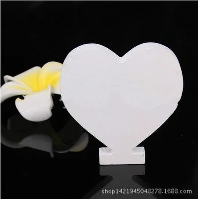 Home Decor Decoration Thick Wood Wooden White Letters Alphabet Wedding Birthday 8cmX1.2cm